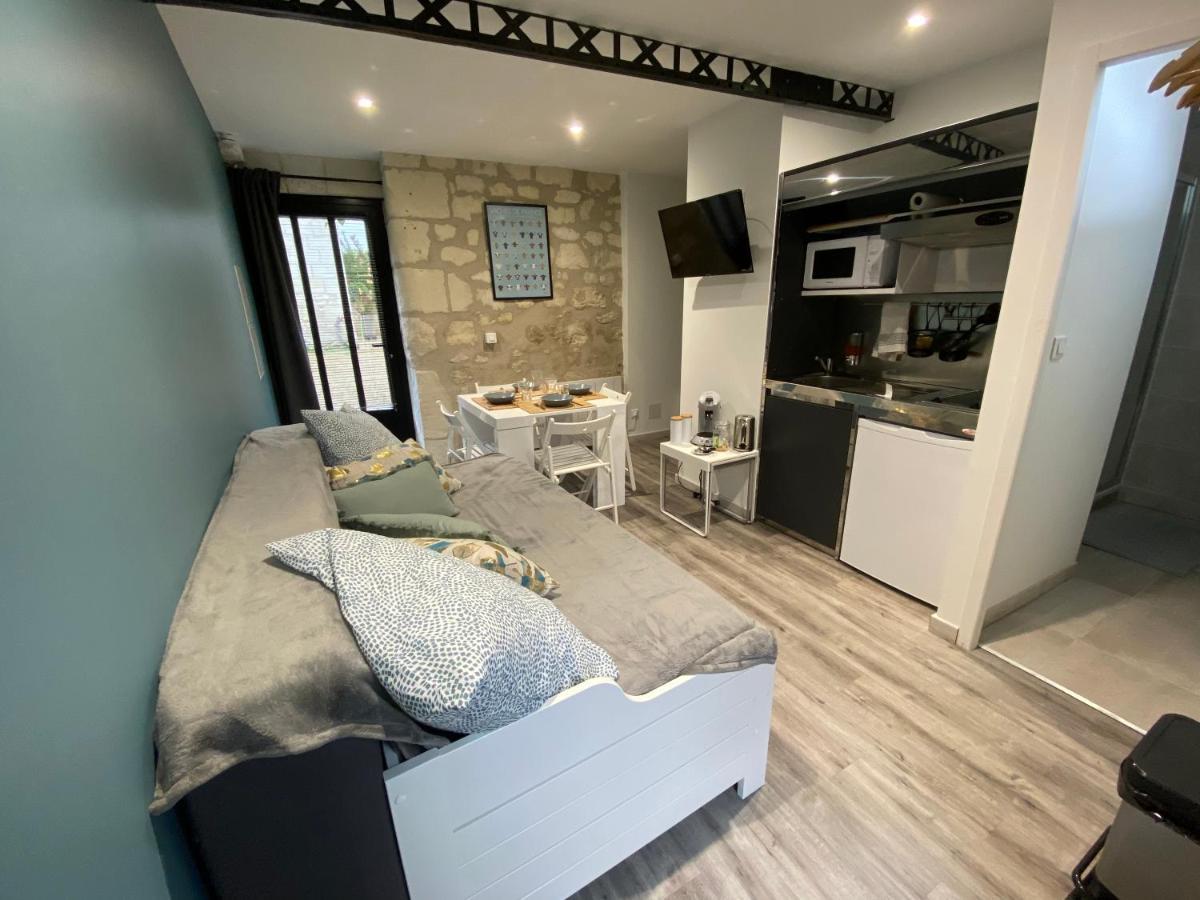 Studio Indre, La halte de Cuzé, aux abords de la Loire à vélo Huismes Exterior foto
