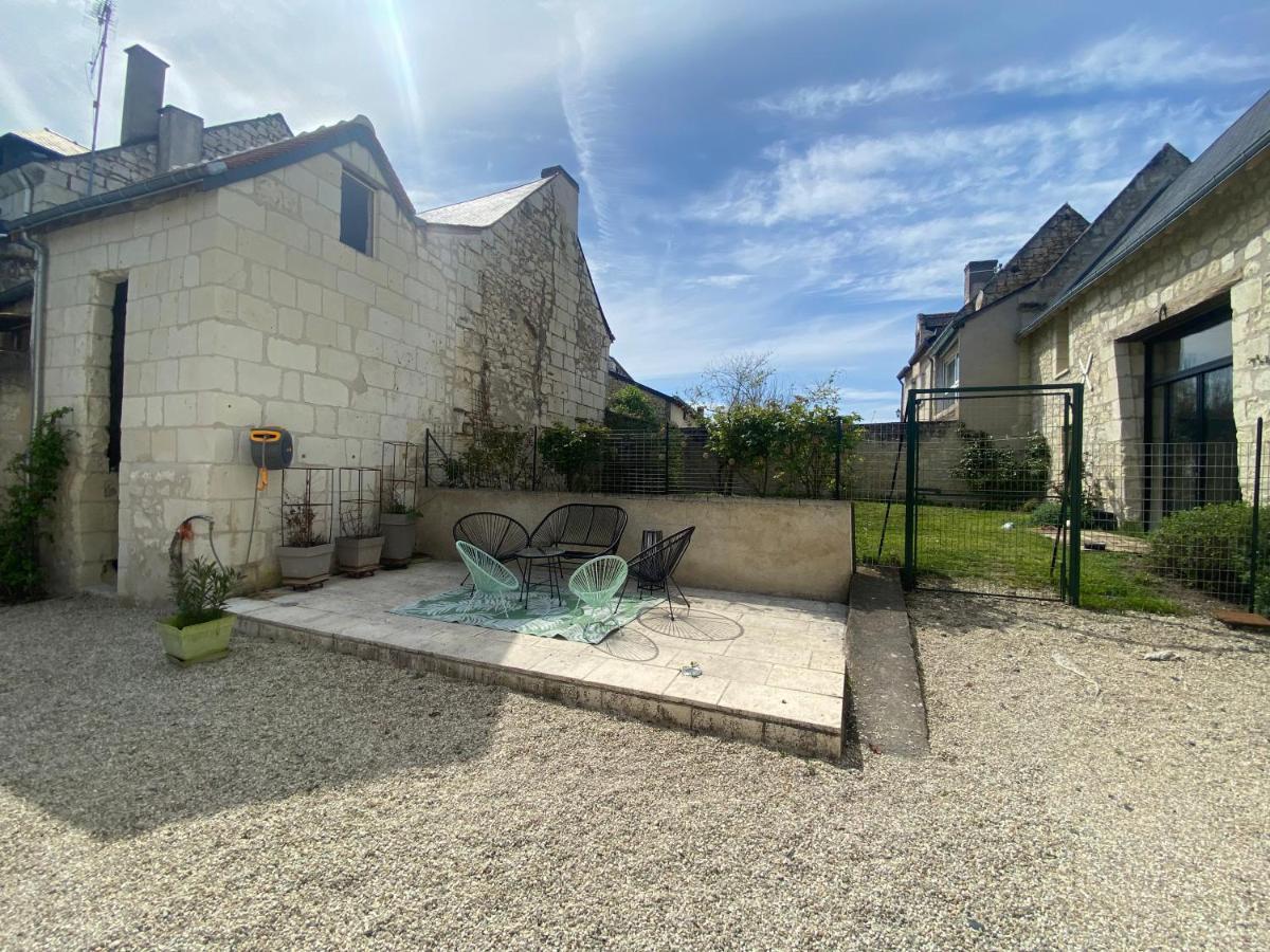 Studio Indre, La halte de Cuzé, aux abords de la Loire à vélo Huismes Exterior foto