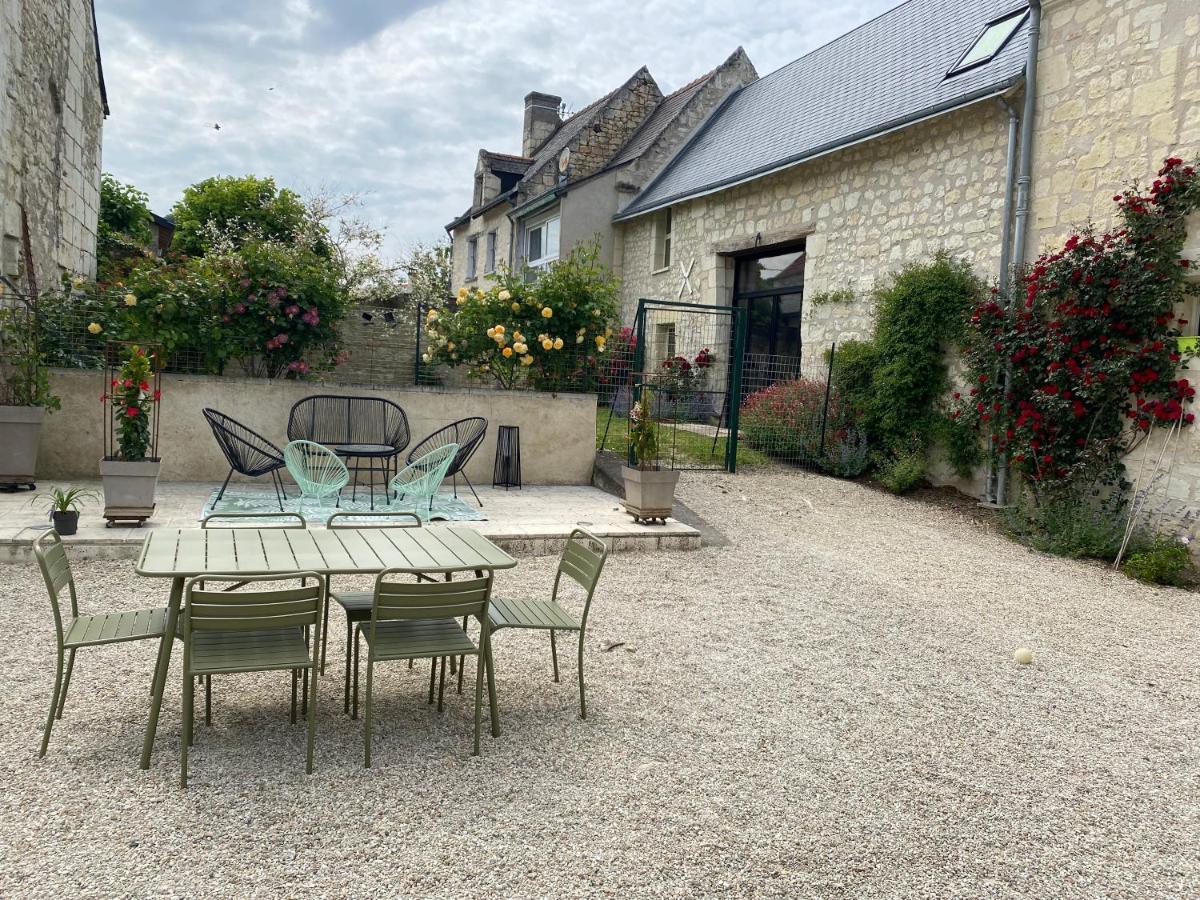 Studio Indre, La halte de Cuzé, aux abords de la Loire à vélo Huismes Exterior foto
