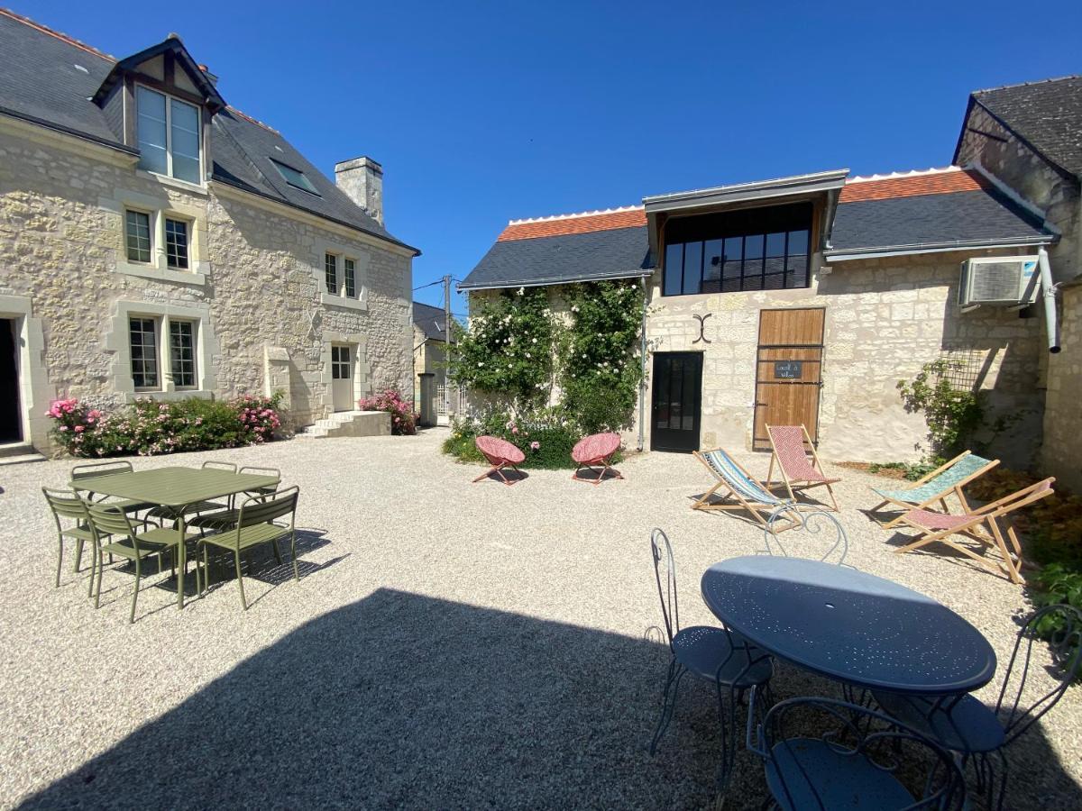 Studio Indre, La halte de Cuzé, aux abords de la Loire à vélo Huismes Exterior foto